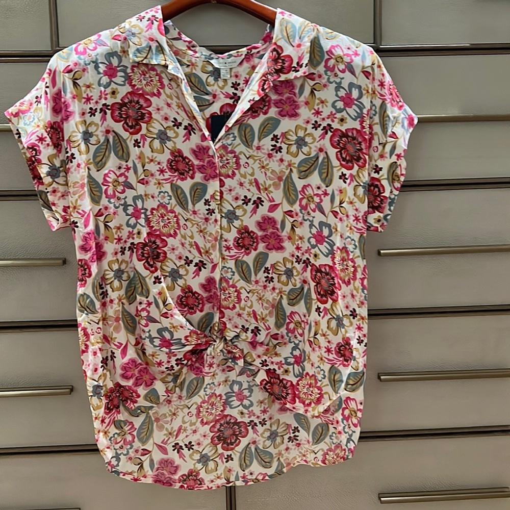NWT Lucky brand floral blouse
